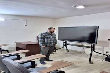 بازدید نماینده رئیس آزفای قم از خانه فرهنگ جمهوری اسلامی ایران در بغداد